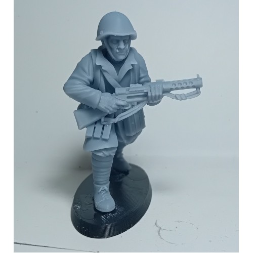 1/32 Greek Soldier with Machine Gun WWII